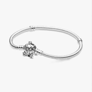 Pandora Disney Cinderella Pumpkin Coach Clasp Bracelet - WITH BOX